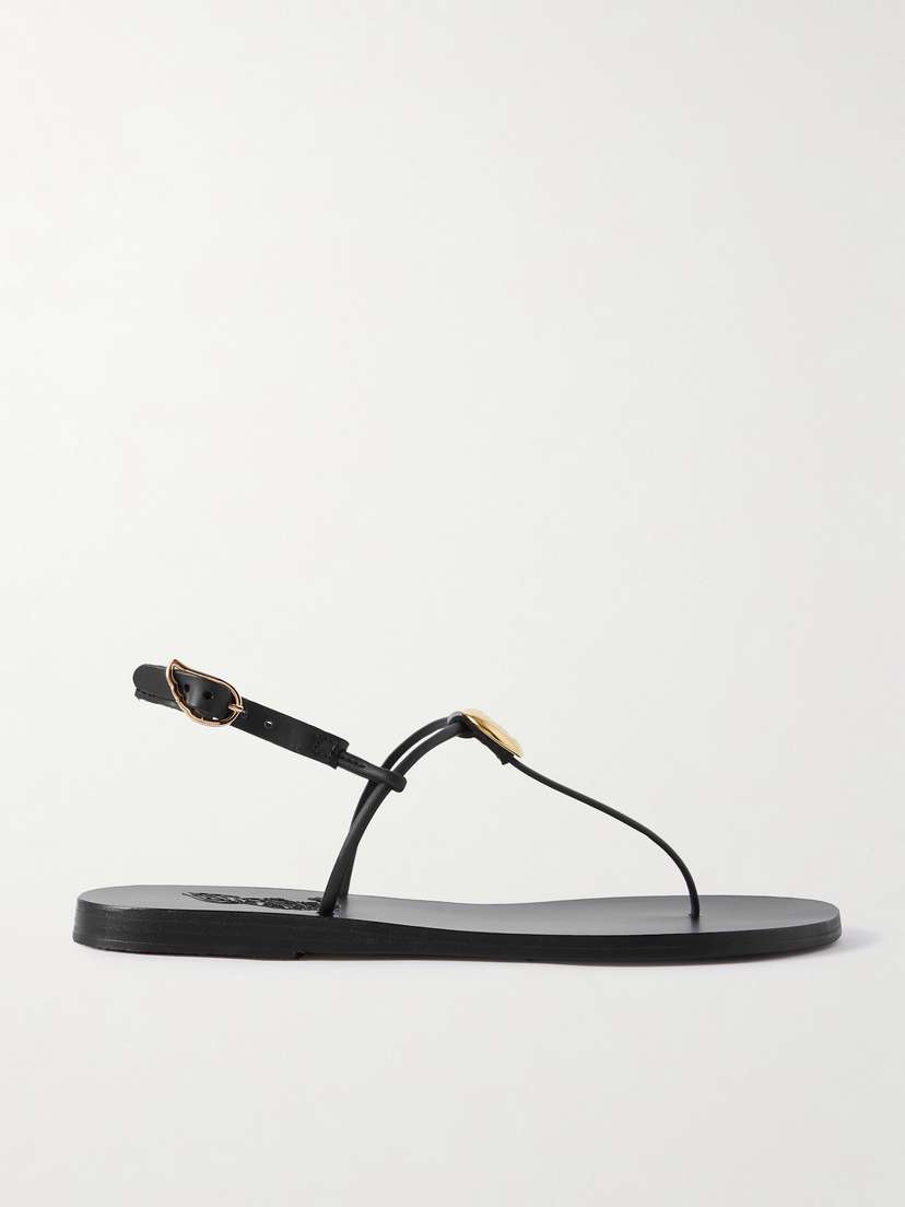 Ancient Greek Sandals Dimitra Embellished Leather Sandals