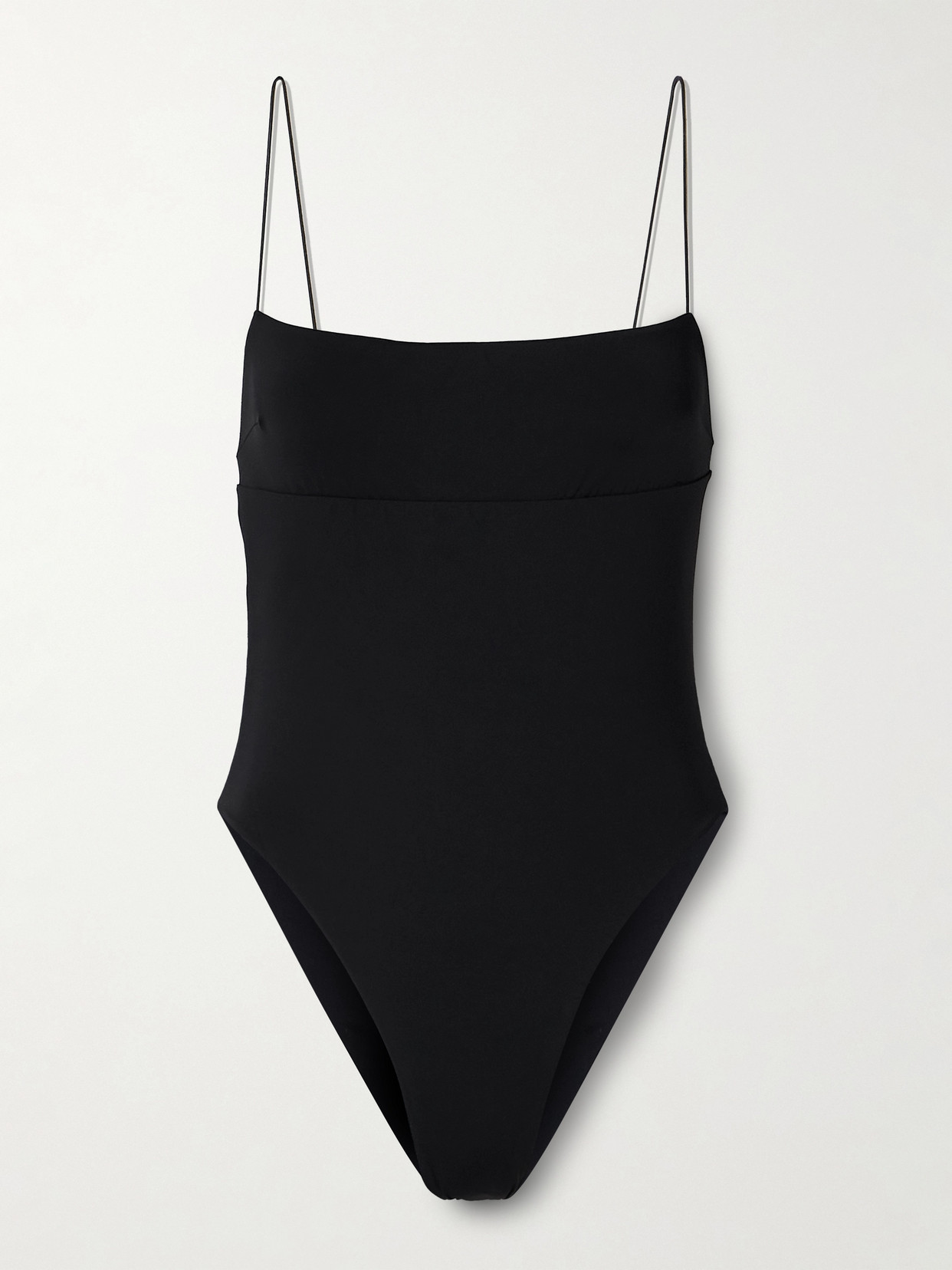 Haight Bethania Open-back Swimsuit In Black