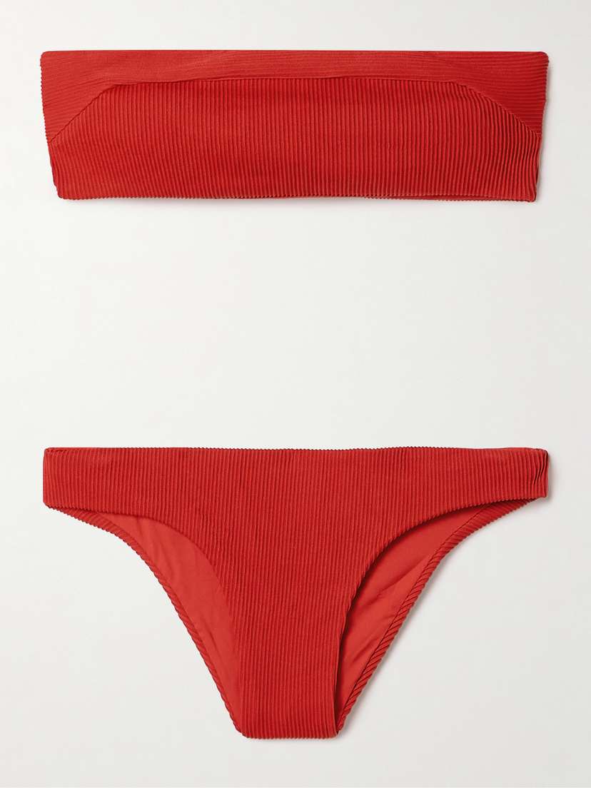 Haight Gabi Ribbed Bandeau Bikini