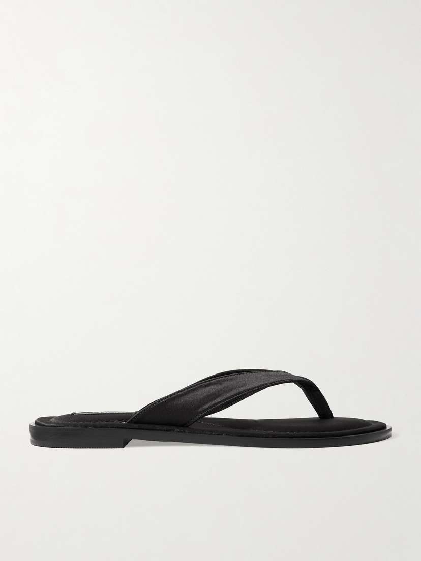 A Emery Morgan Satin Flip Flops