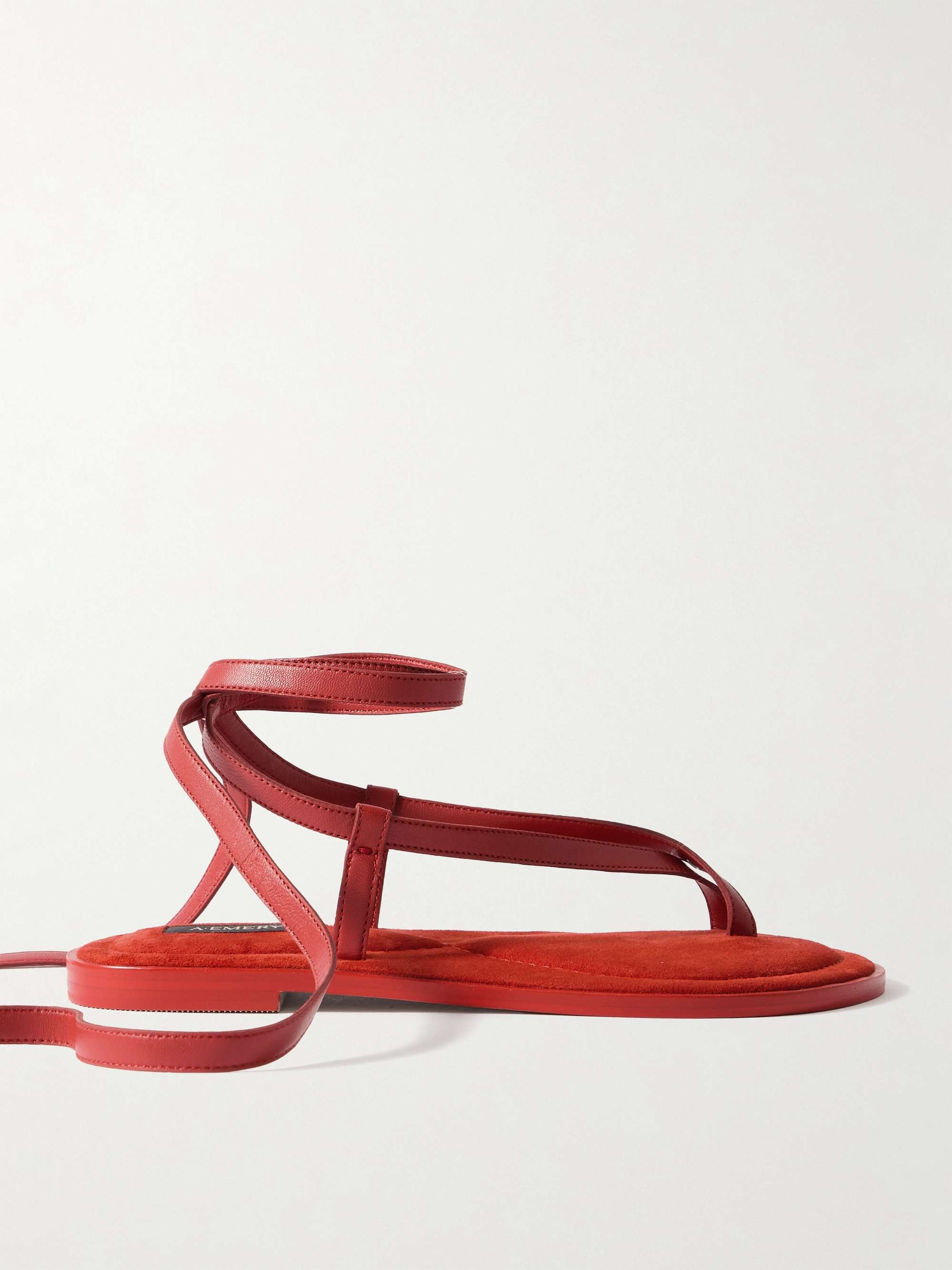A.EMERY Elliot lace-up leather sandals | NET-A-PORTER