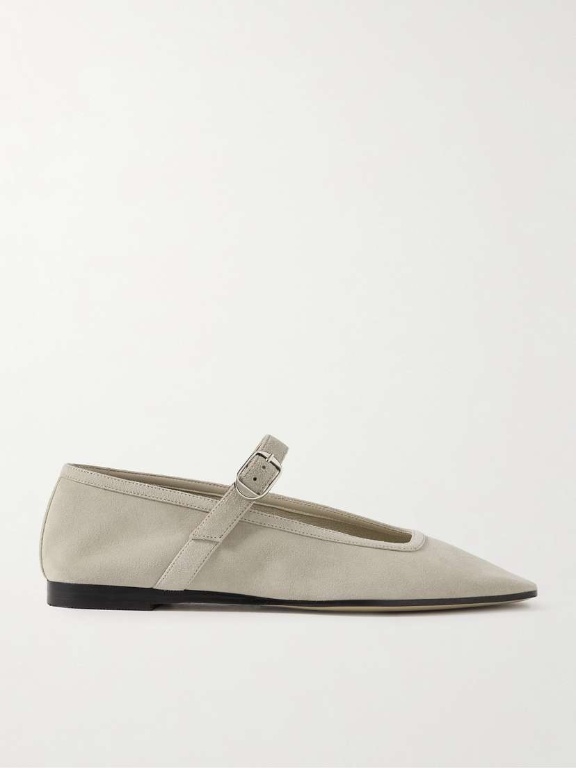 Le Monde Béryl Suede Mary Jane Ballet Flats