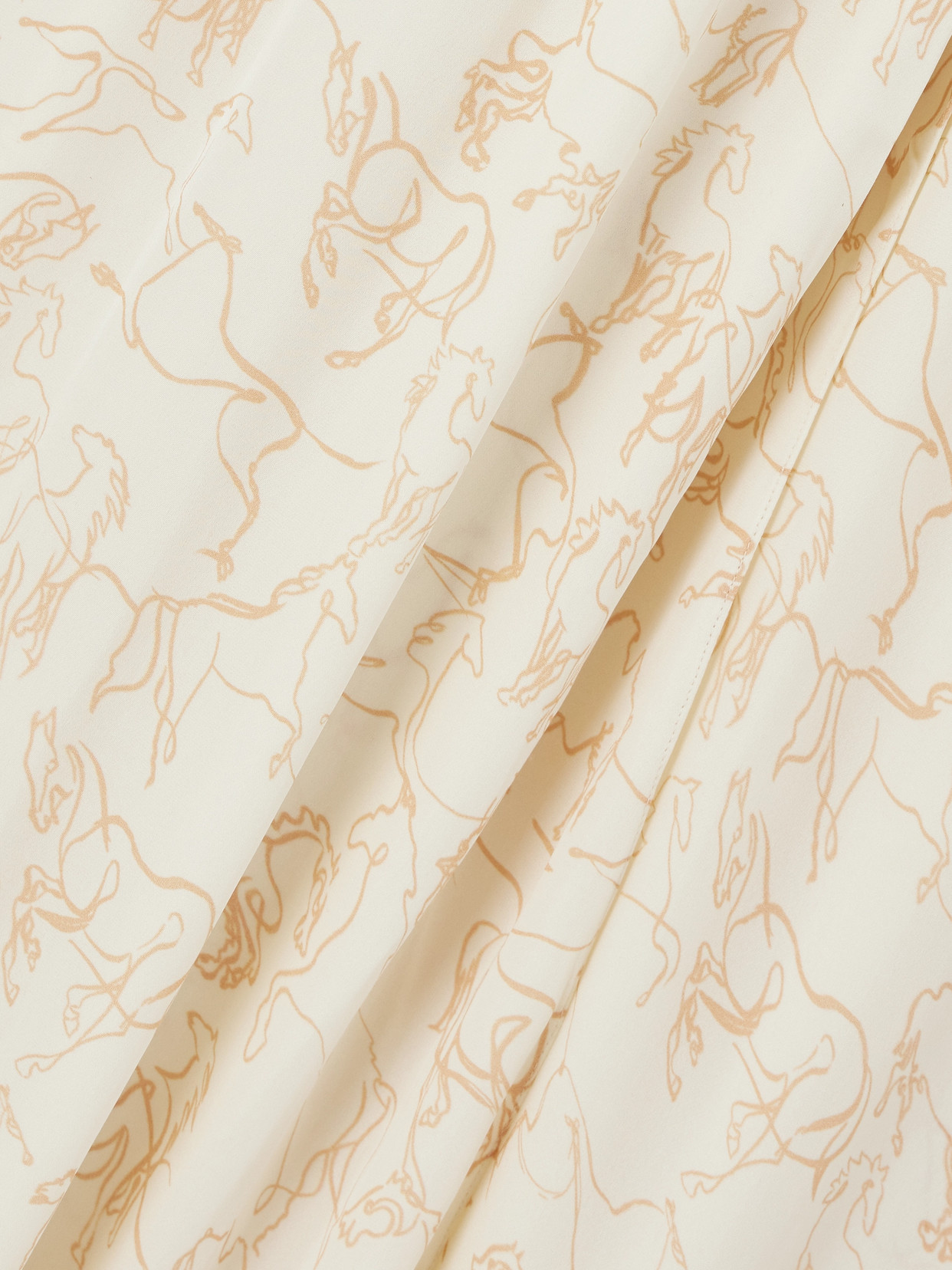 Emporio Sirenuse Lavinia Printed Silk-chiffon Midi Wrap Dress In Ivory