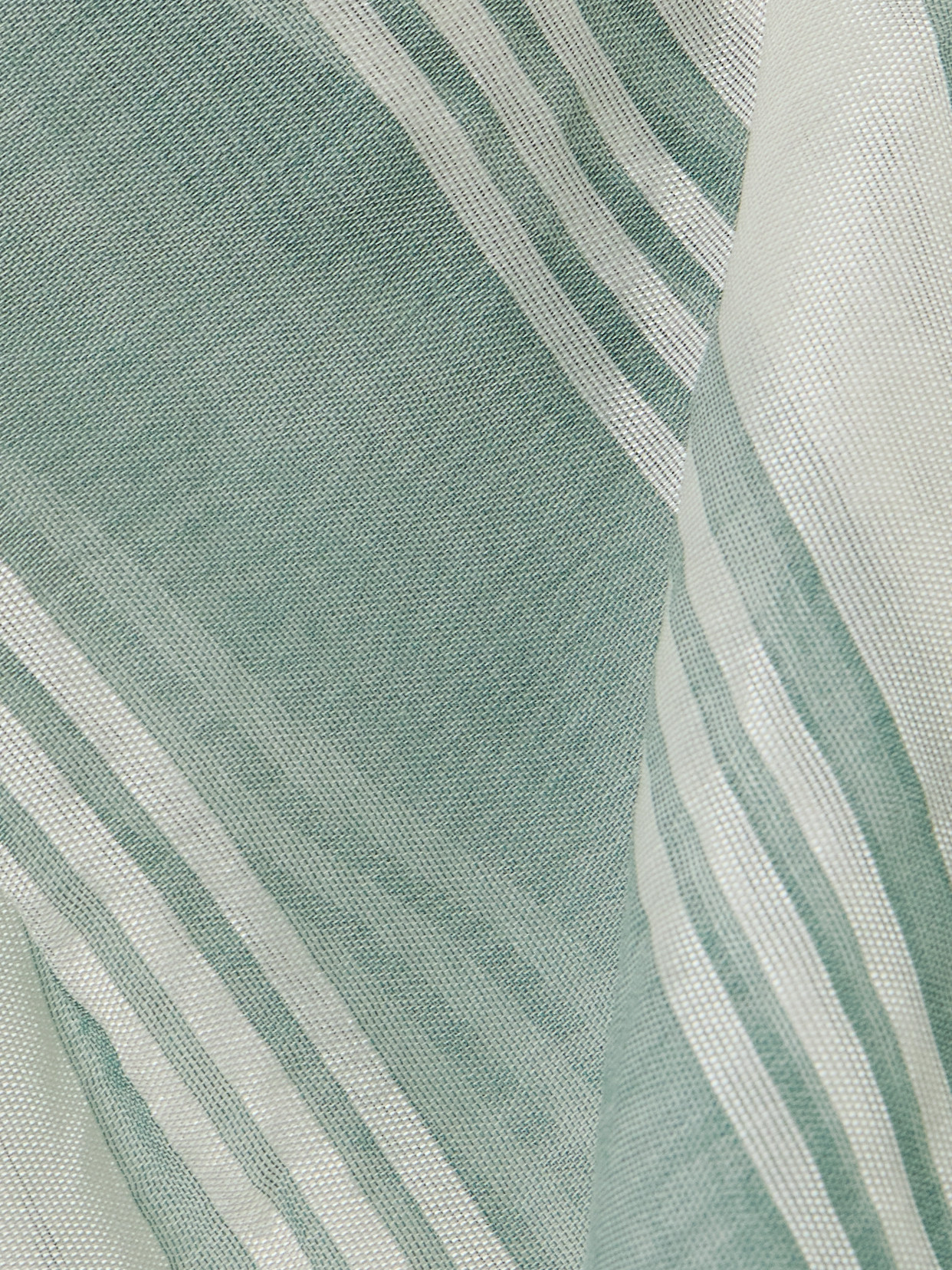 Admona Zaid Striped Gauze Shirt In Green