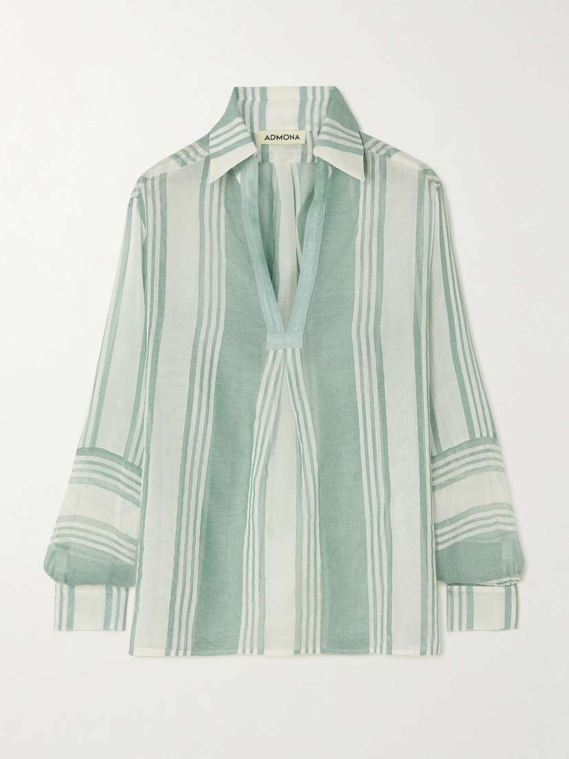 Admona Zaid Striped Gauze Shirt