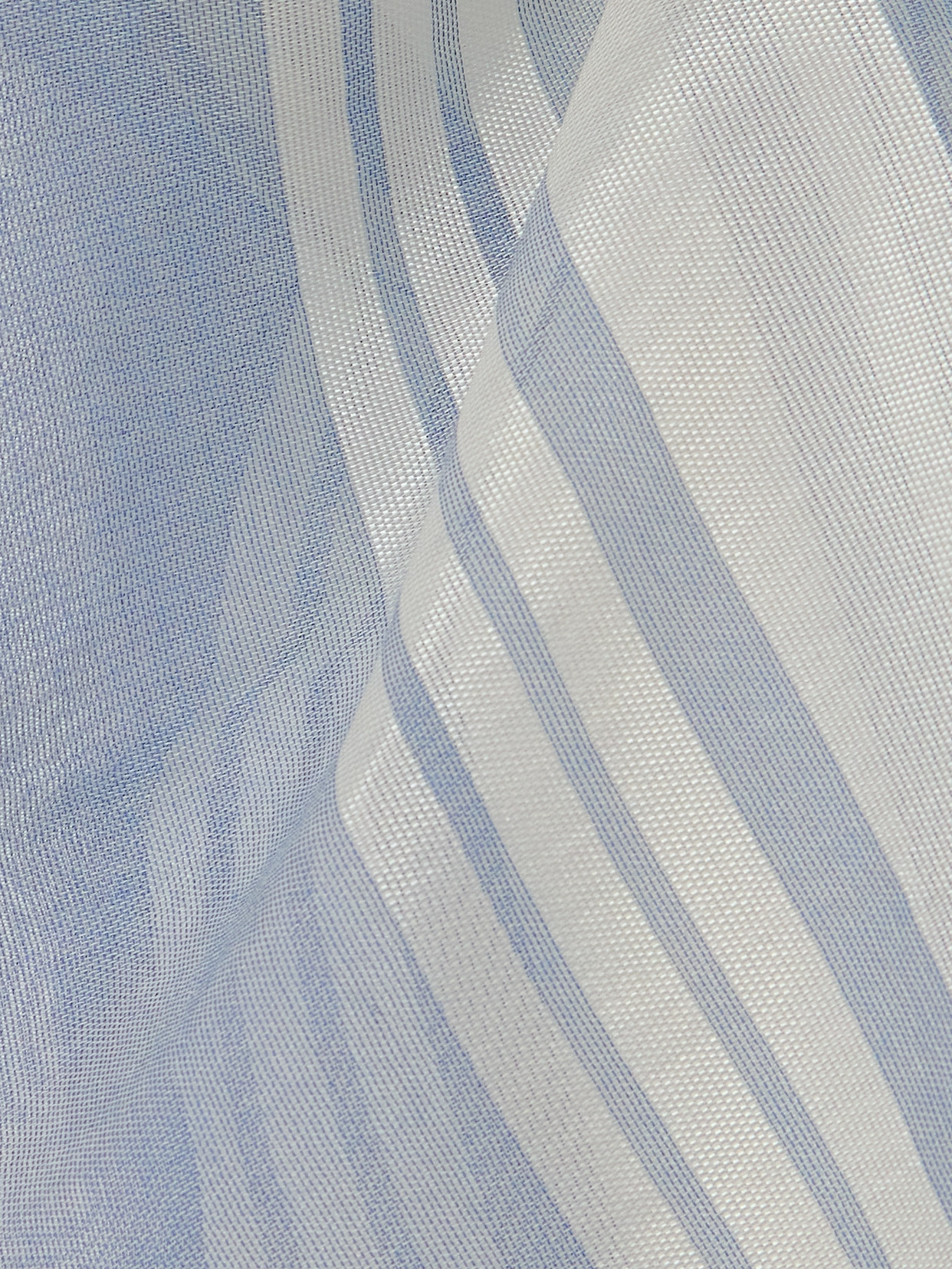 Admona Nur Striped Gauze Straight-leg Pants In Blue