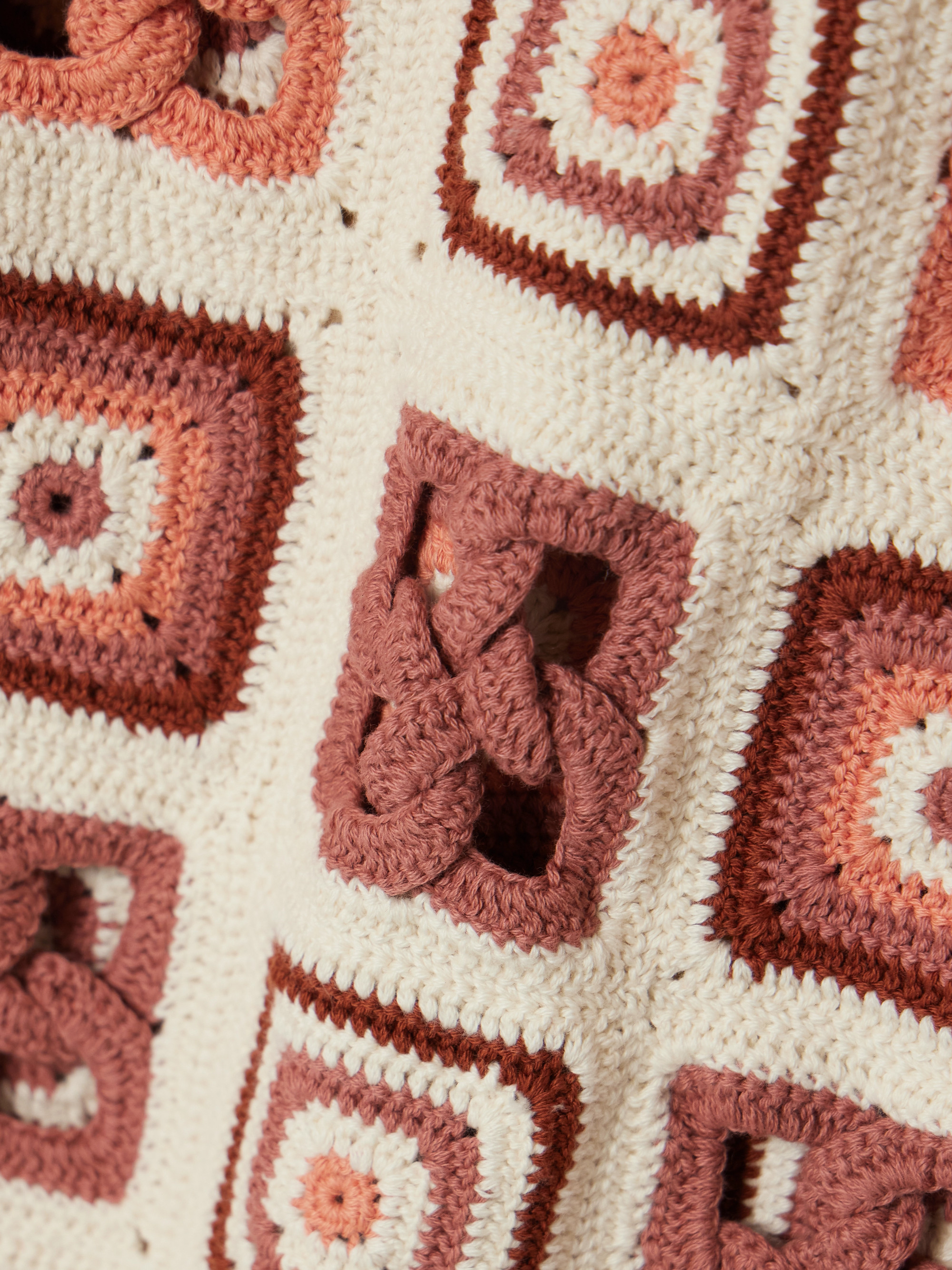 ESCVDO Santería crocheted Pima cotton mini dress thumbnail
