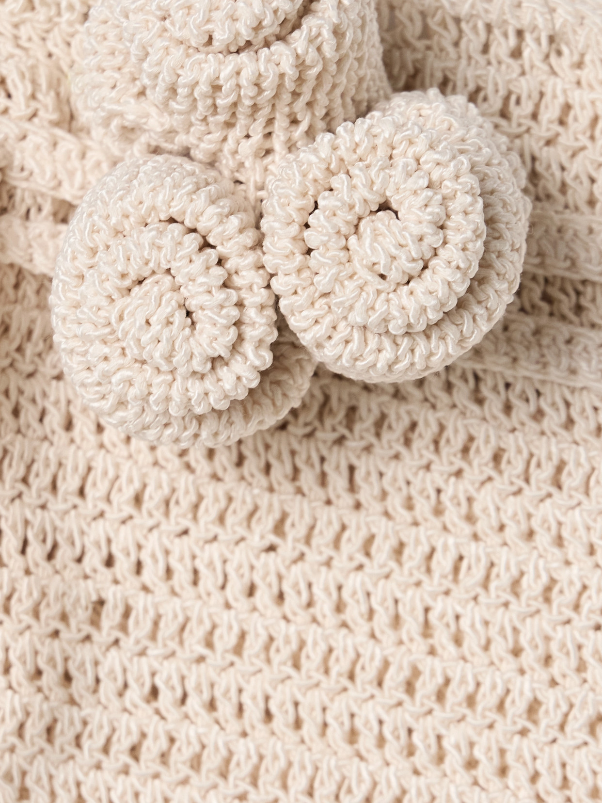 Appliquéd Crocheted Cotton-Blend Midi