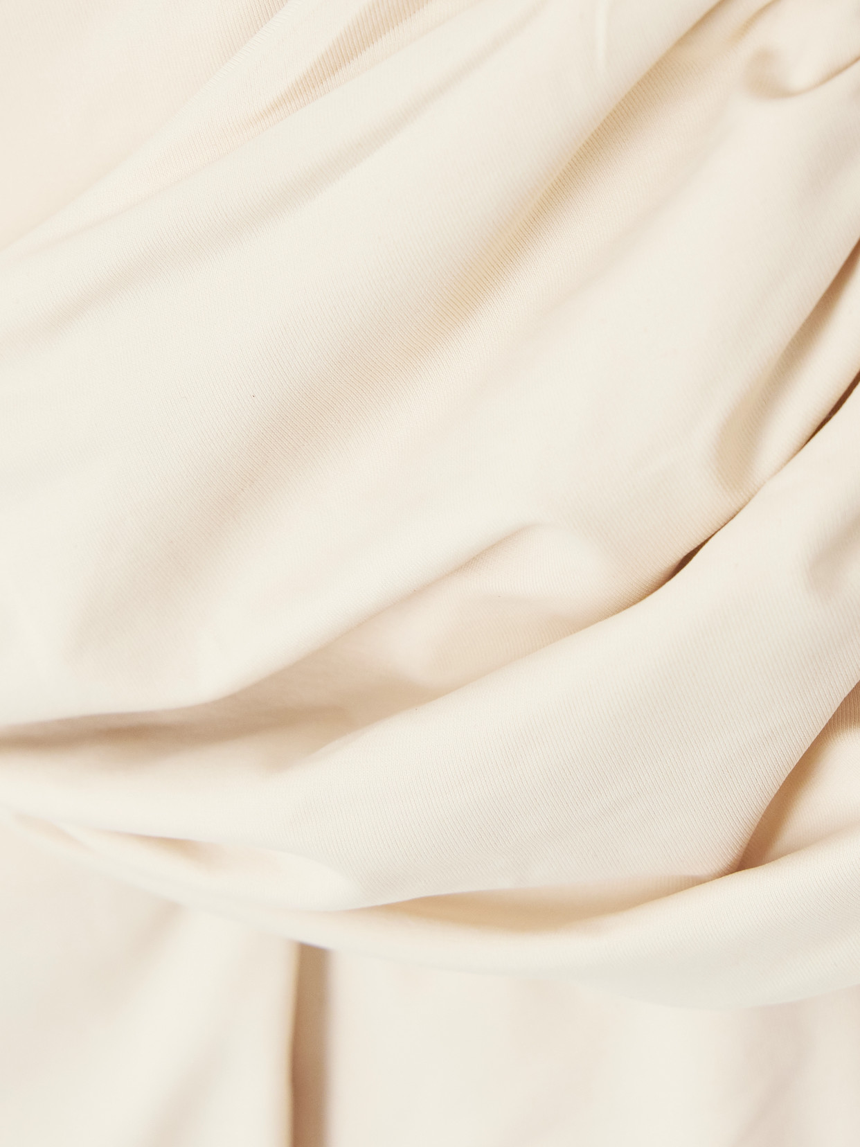 Magda Butrym Twist-front Ruched Bikini Briefs In Neutrals