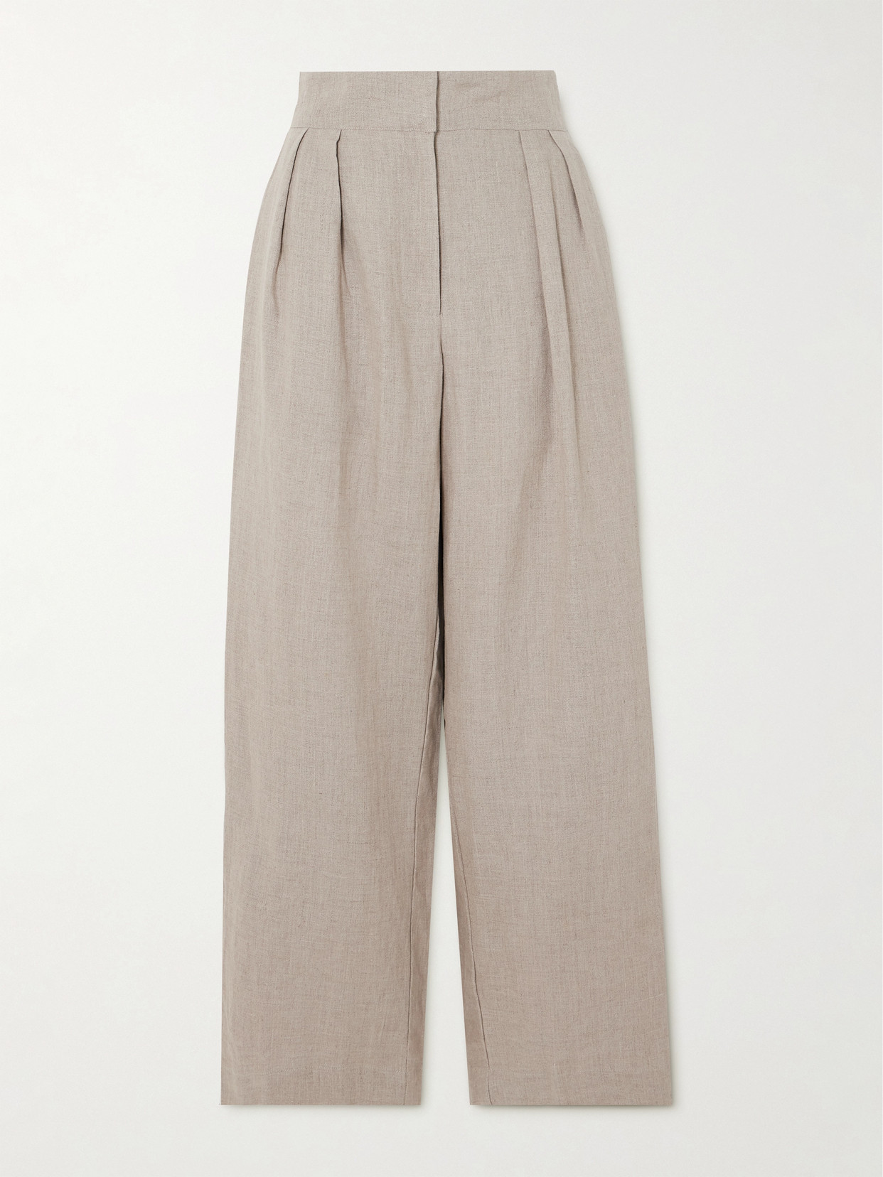 Faithfull The Brand Duomo Linen Wide-leg Trousers In Neutrals
