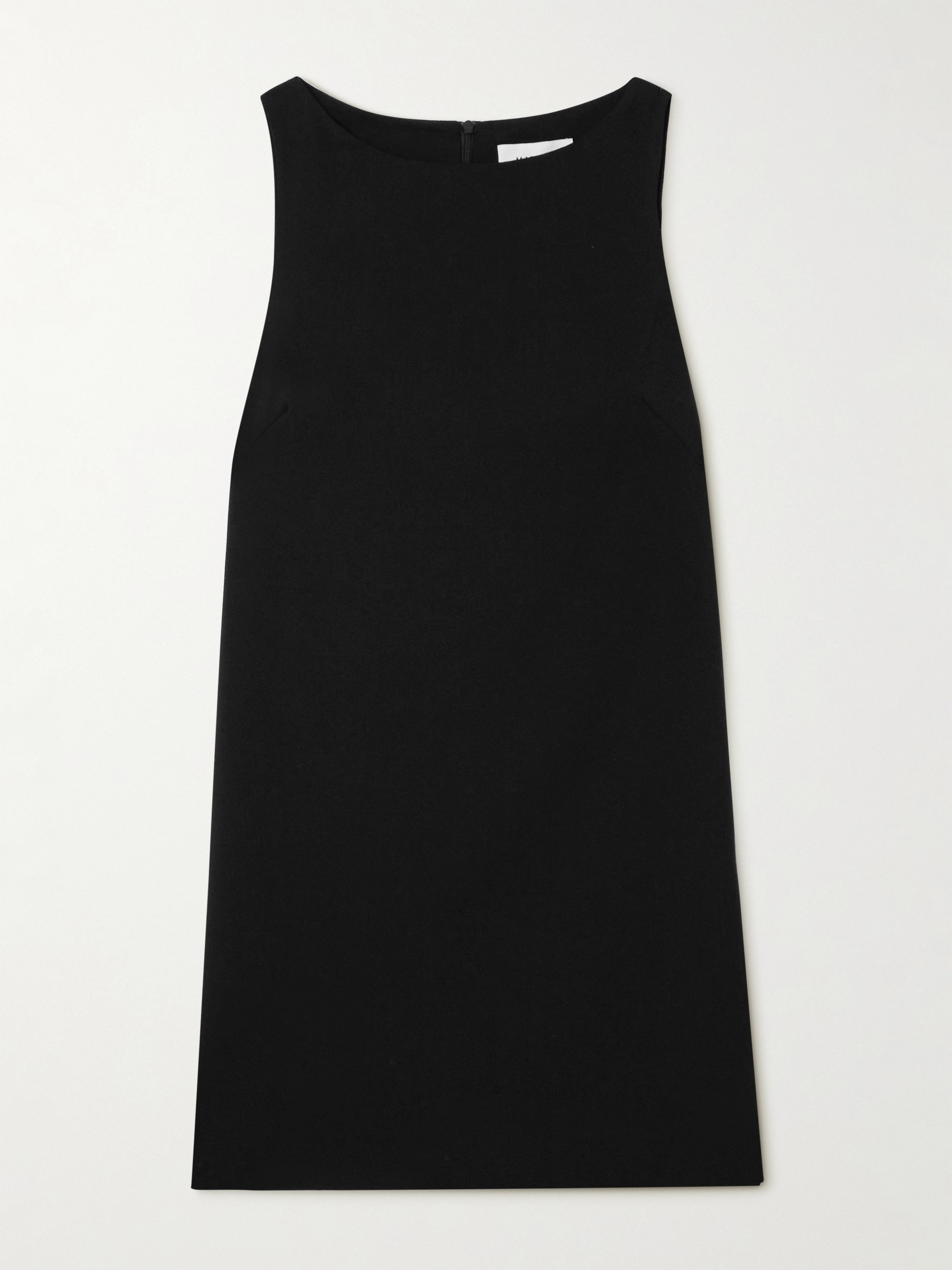 Matteau Wool-blend crepe mini dress