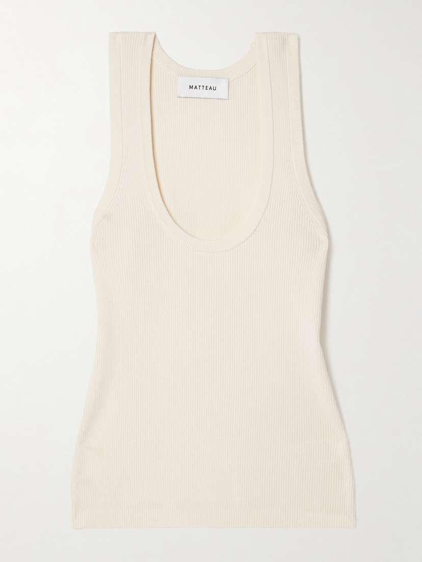 Matteau Ribbed-knit Tank