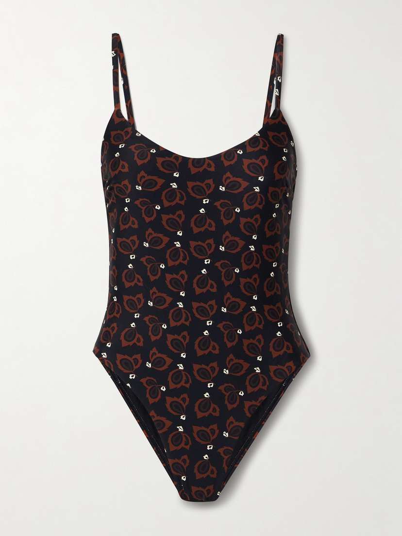 Matteau The Scoop Floral-print Recycled Swimsuit