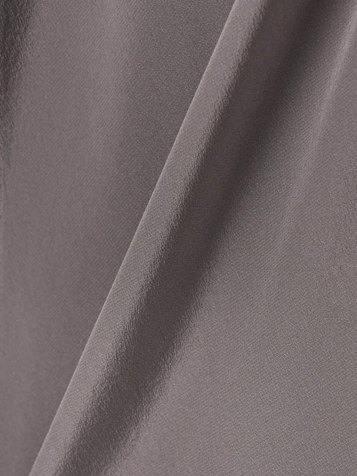 Matteau Organic Silk-twill Maxi Skirt In Gray