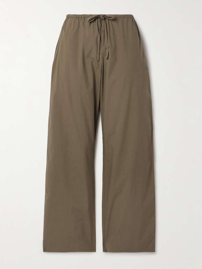 Matteau Organic Cotton-poplin Straight-leg Pants