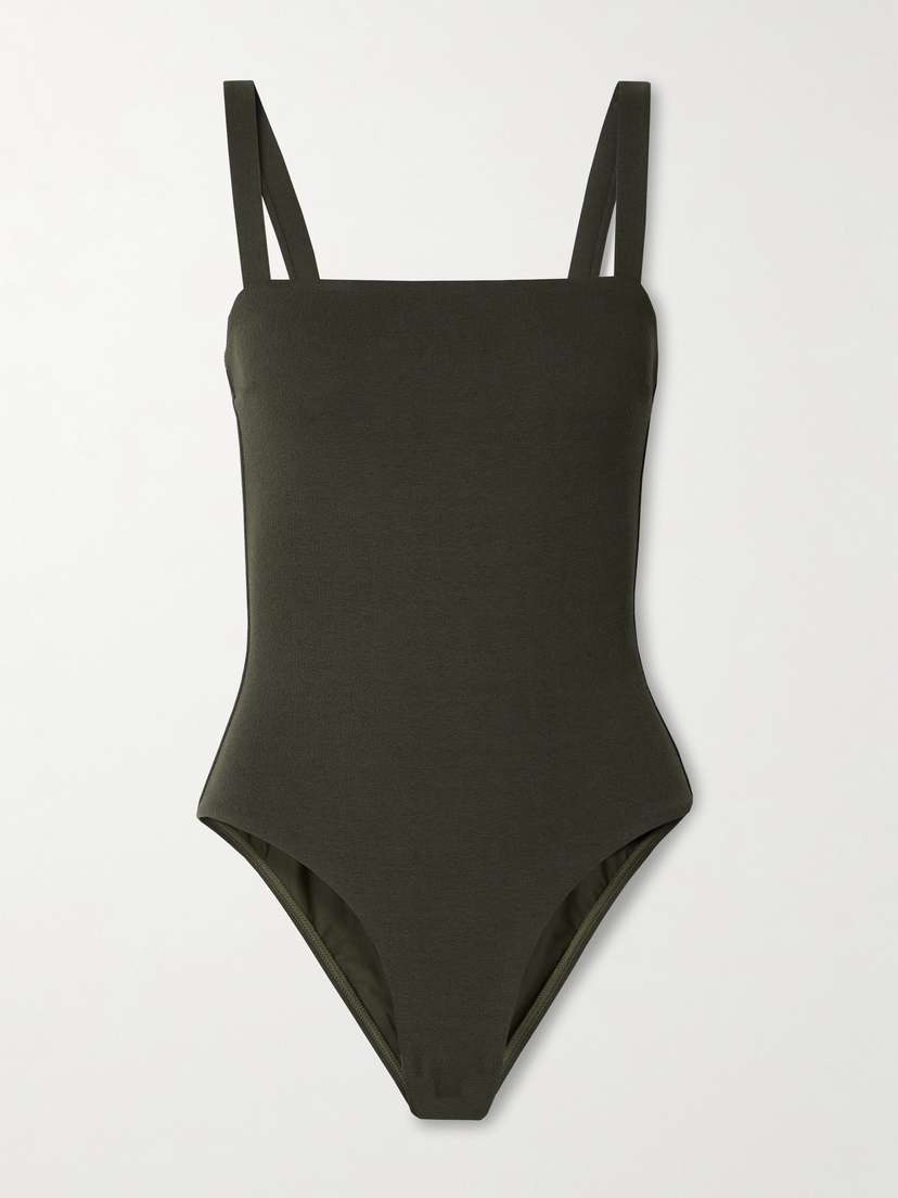 Matteau The Square Stretch Recycled-crepe Swimsuit