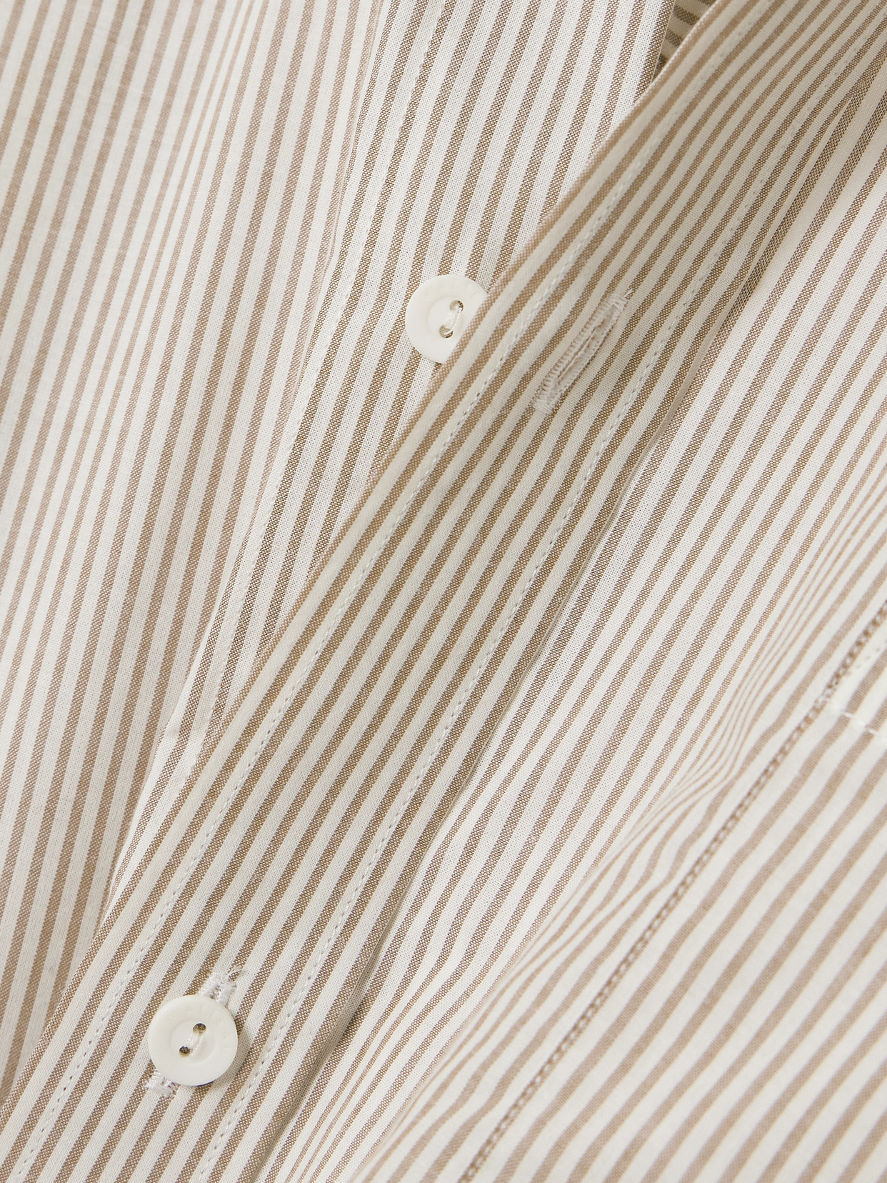 MATTEAU STRIPED ORGANIC COTTON-POPLIN SHIRT