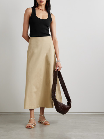 Matteau Ribbed-knit tank