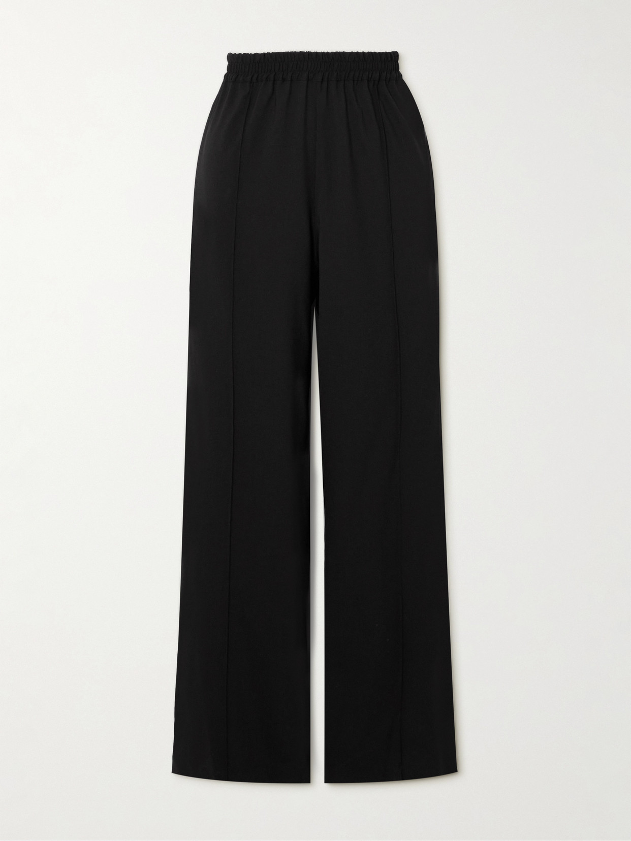 Matteau Wool-blend Straight-leg Pants In Black