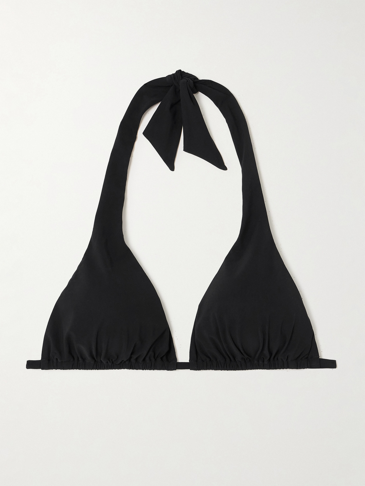 Dolce & Gabbana Halterneck Bikini Top In Black