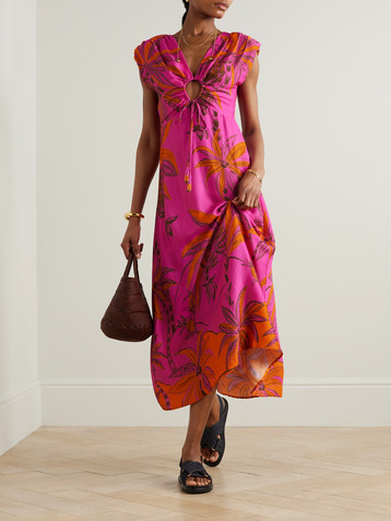 FARM Rio Beach Forest printed LENZING™ ECOVERO™ maxi dress