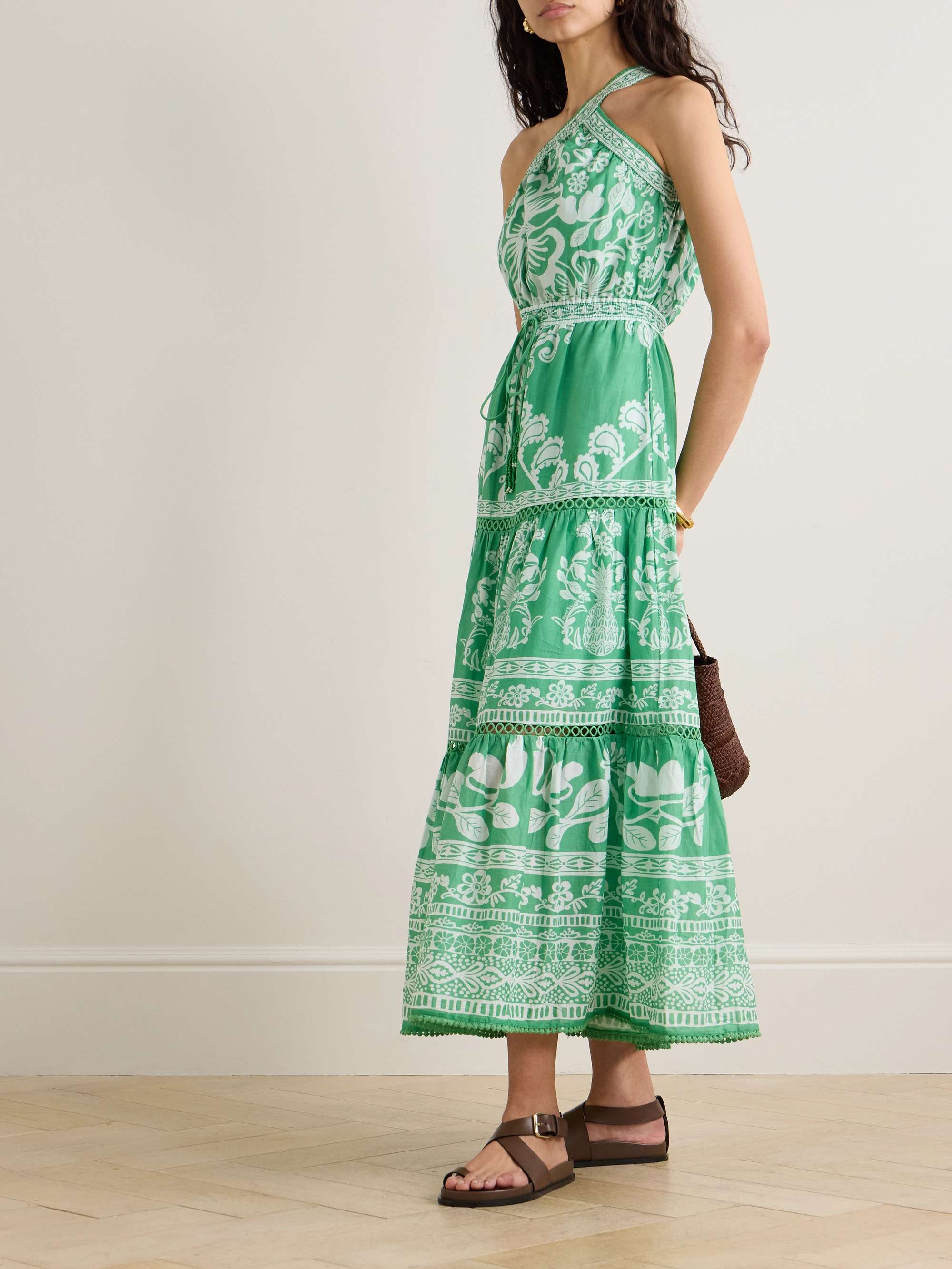 Set of 6 Multi Heaven Farm Printed One Shoulder Dress (S, M & L)