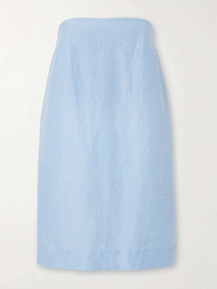 Bondi Born Bormio Strapless Poplin Mini Dress