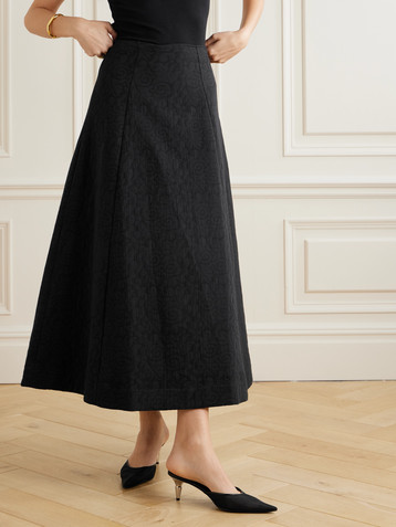 Mara Hoffman Floral organic cotton-jacquard skirt