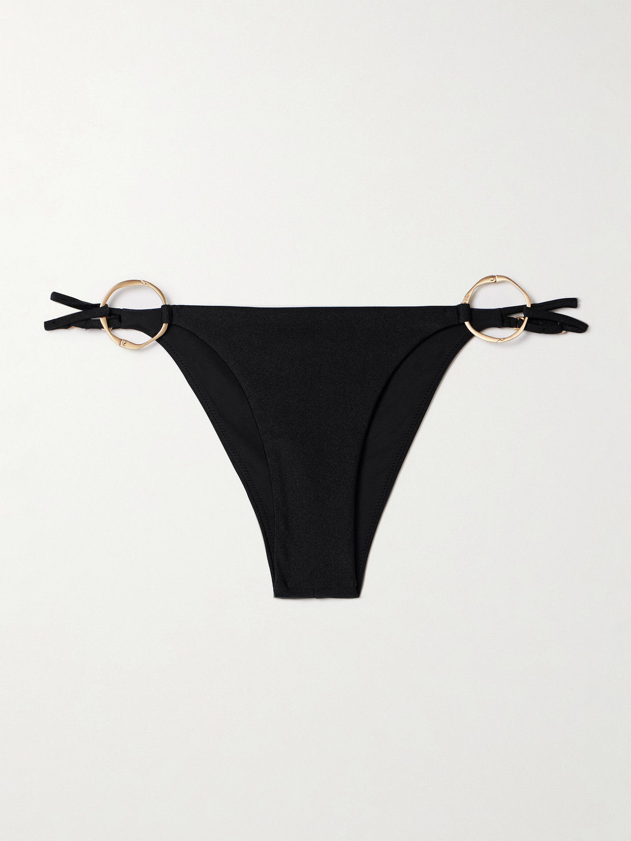 Shop Cult Gaia Golda Embellished Bikini Briefs In Black