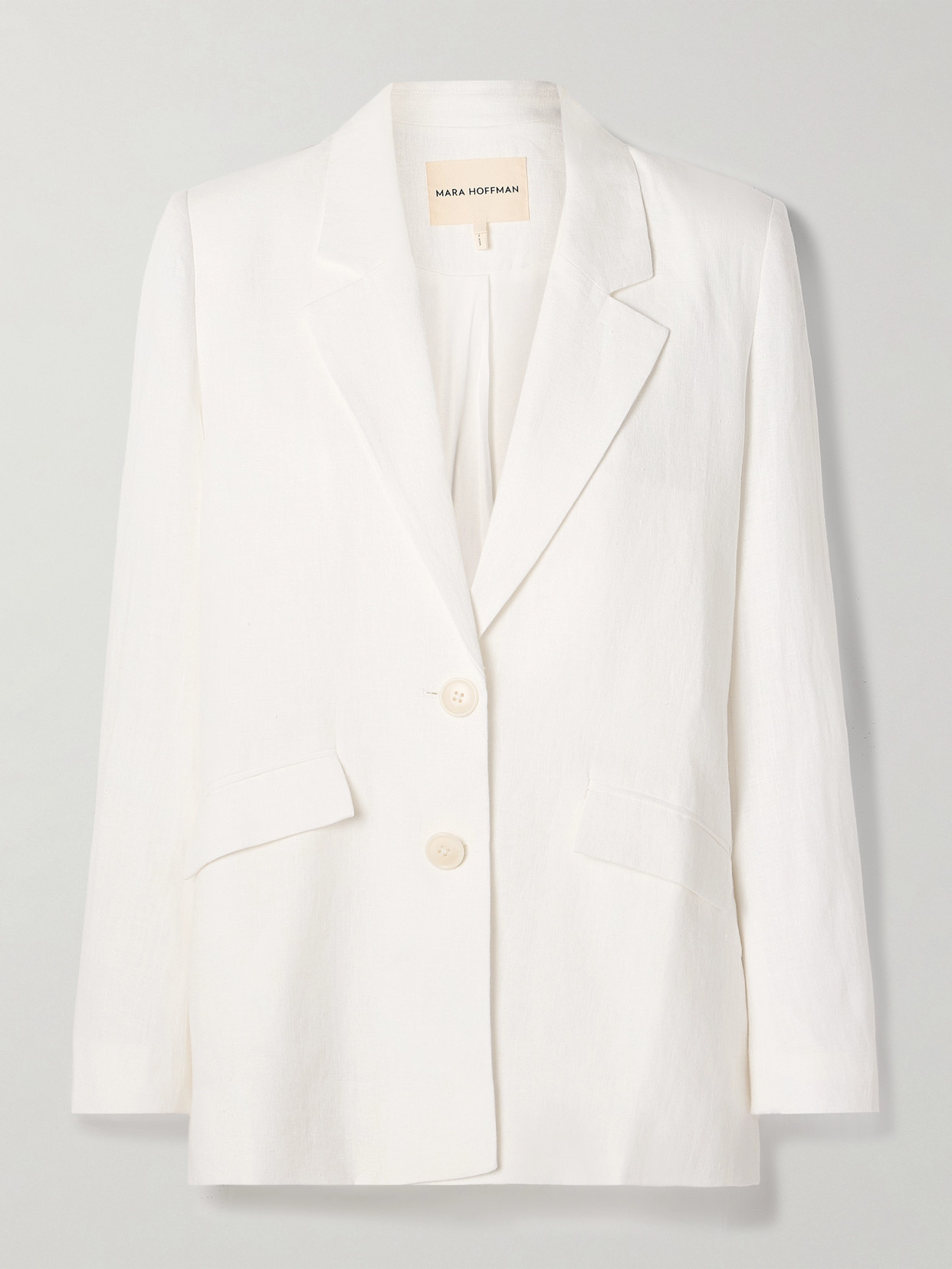 Mara Hoffman Tatum Hemp Blazer In White