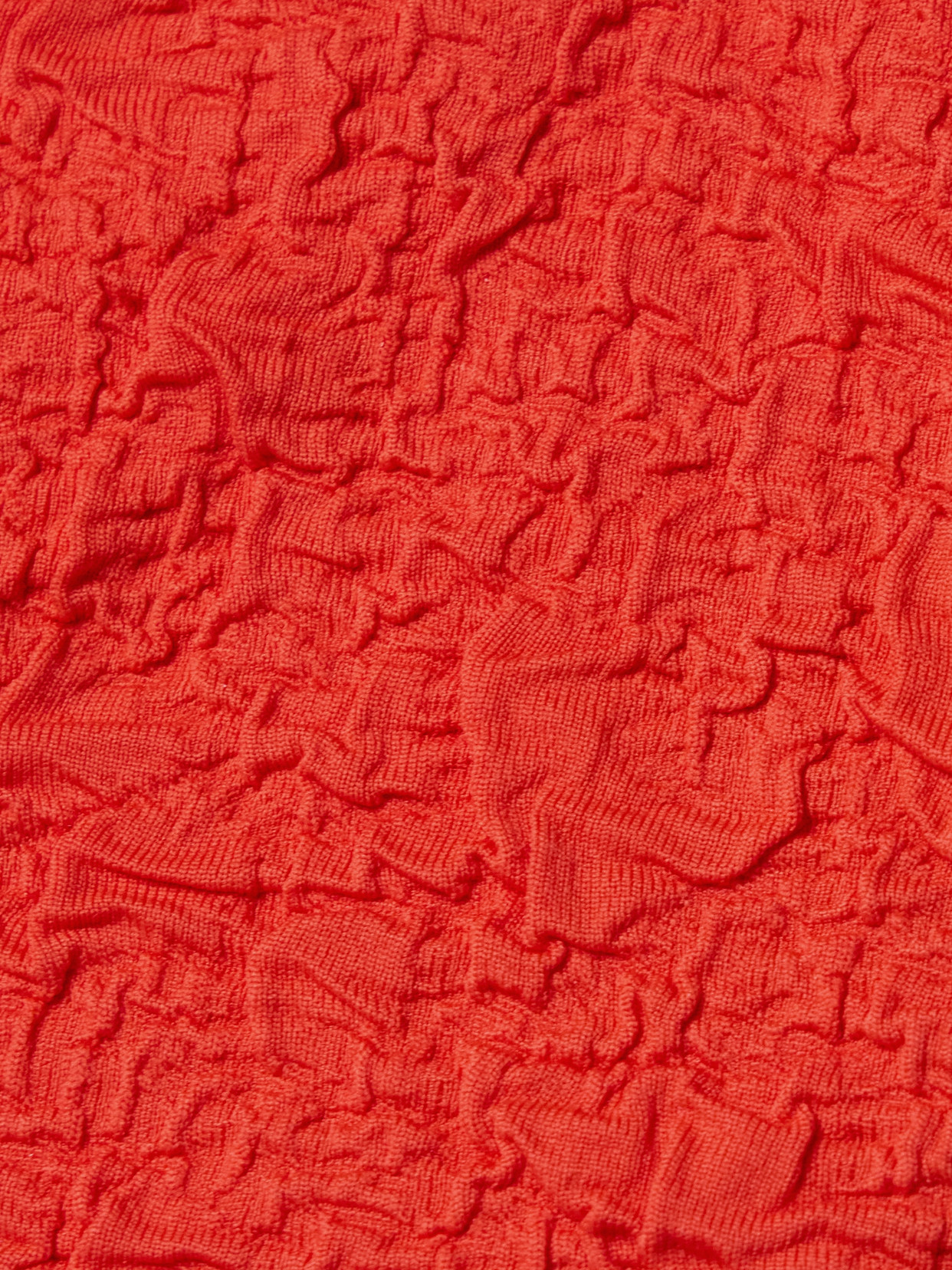 Mara Hoffman Cece High-waist Bikini Bottoms In Red
