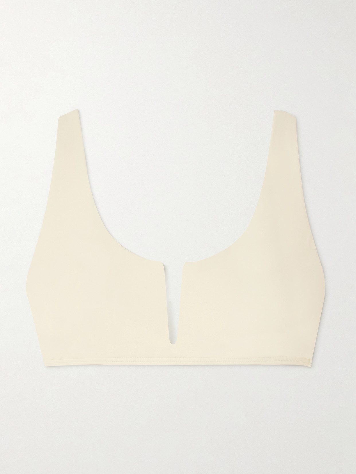 BONDI BORN - Verona Sculpteur Bikini Top - Off-white