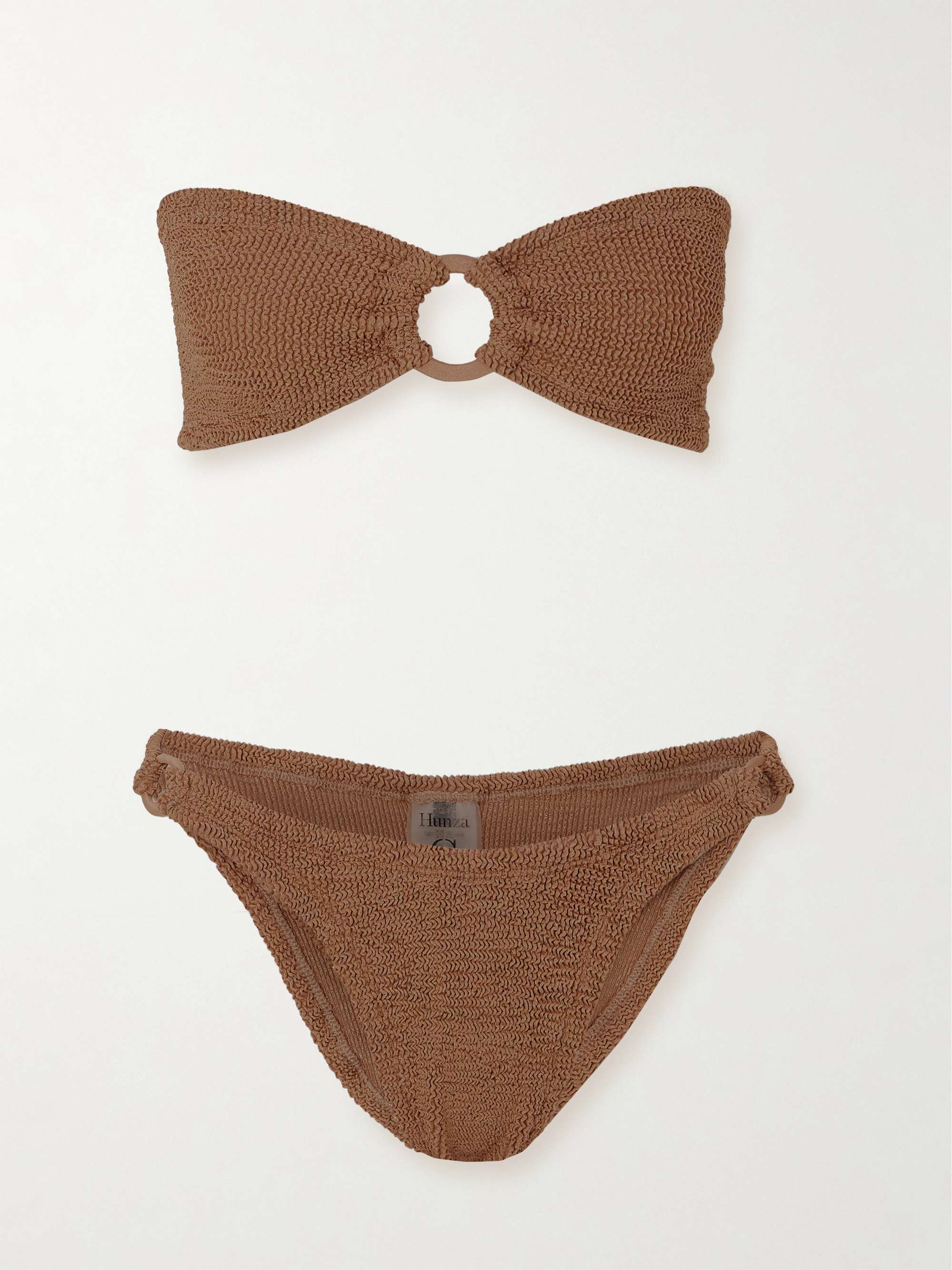 Hunza G | Gloria Bikini With Tonal Hoops