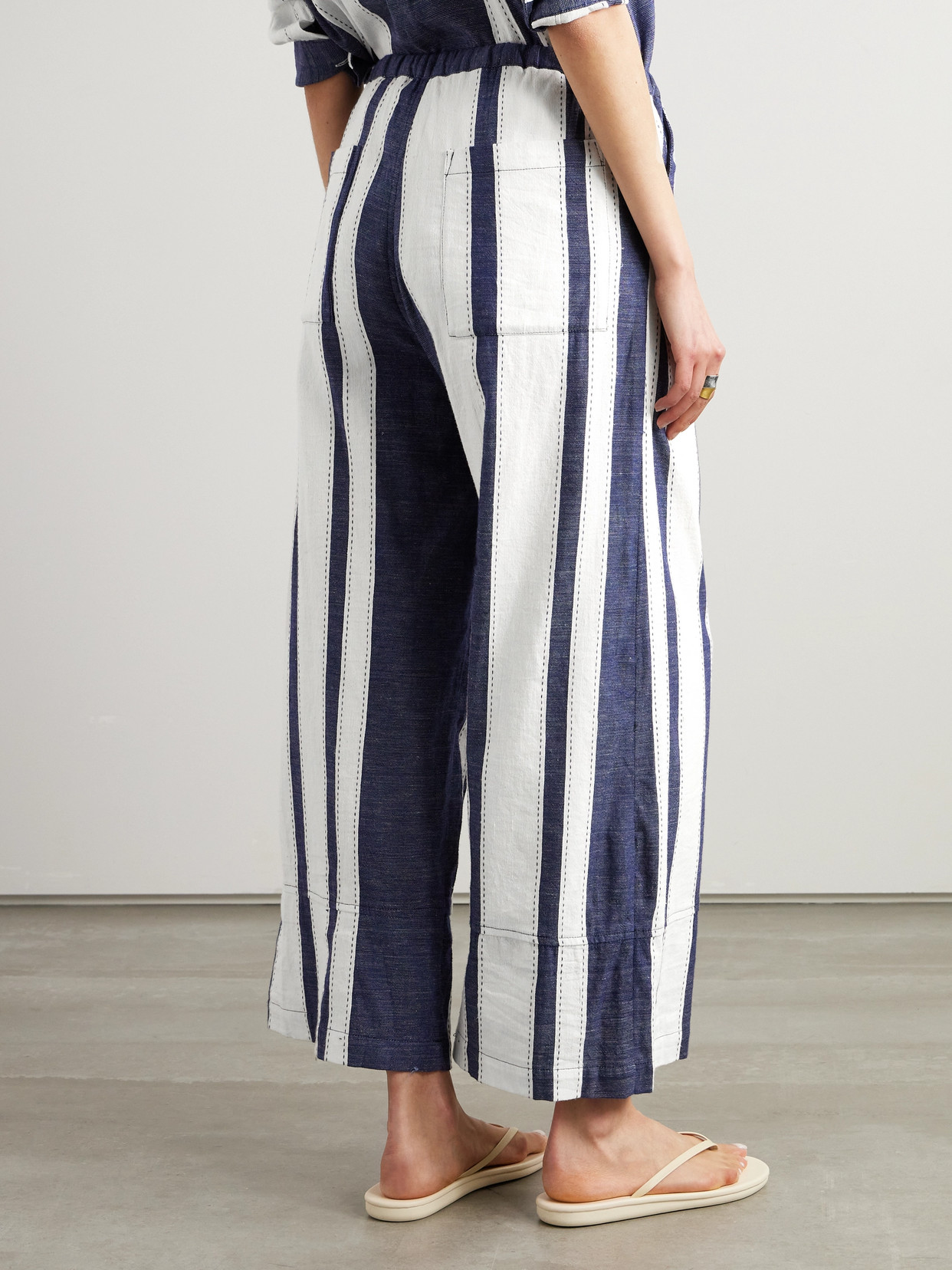 Lemlem Desta Wide-leg Pants In Blue