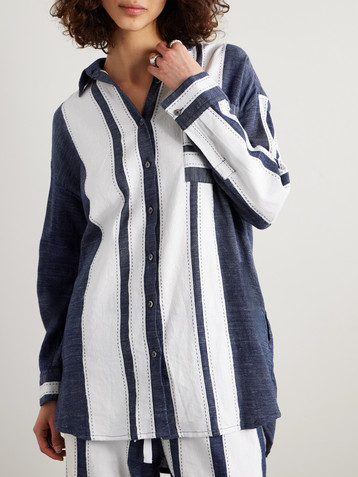 Lemlem Mariam striped cotton shirt
