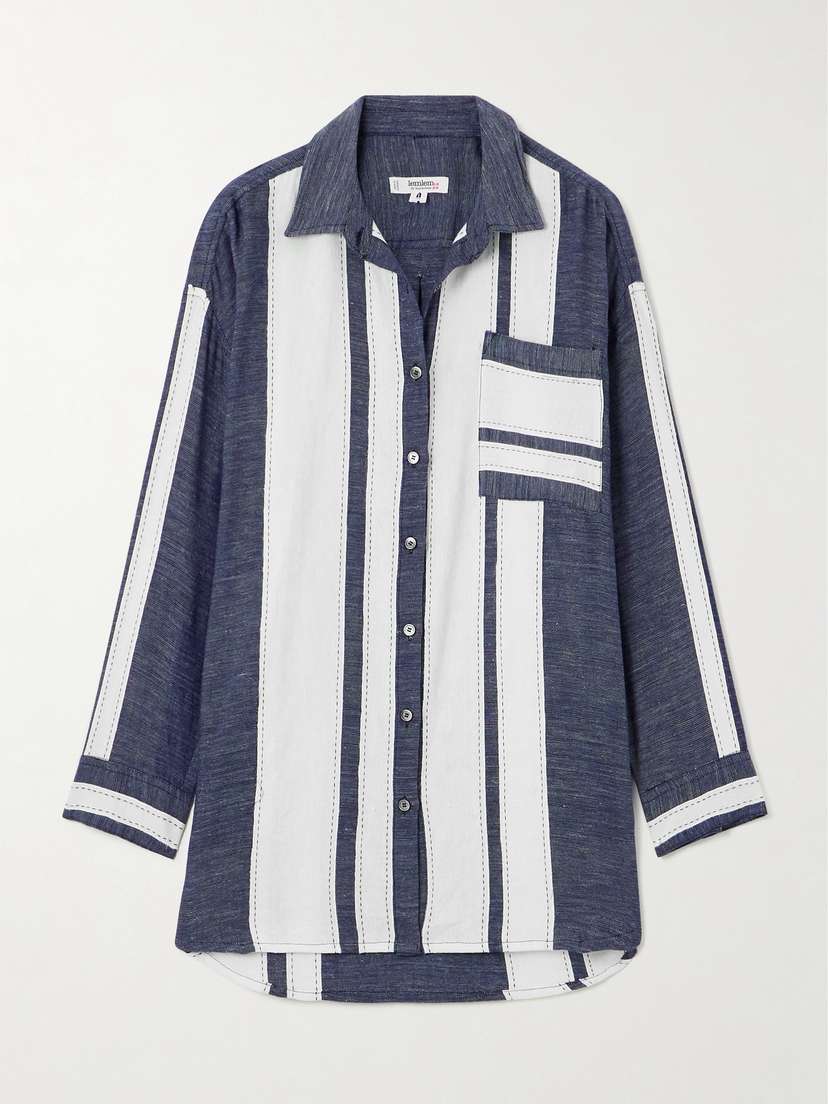 Lemlem Mariam Striped Cotton Shirt