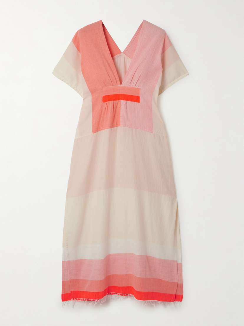 Lemlem Gasira Striped Cotton-blend Kaftan