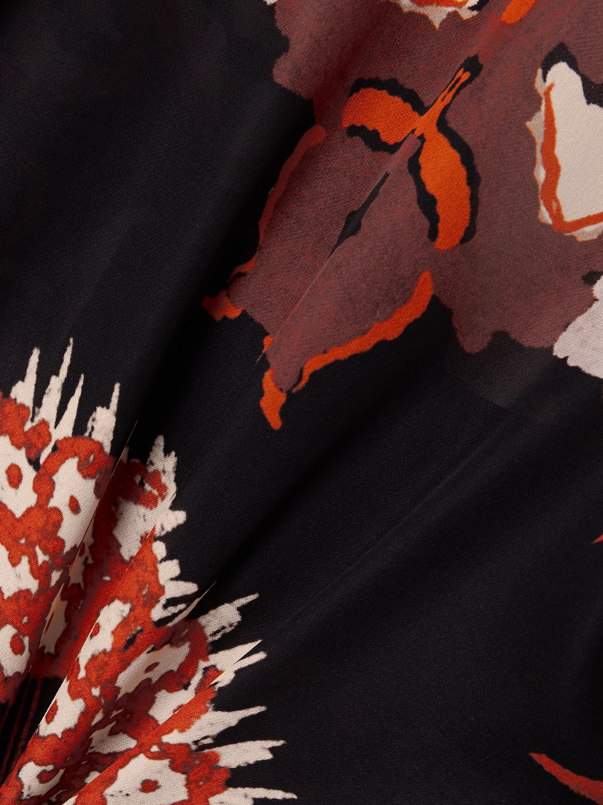 Johanna Ortiz Rodeo Rhythms belted printed silk-georgette maxi dress