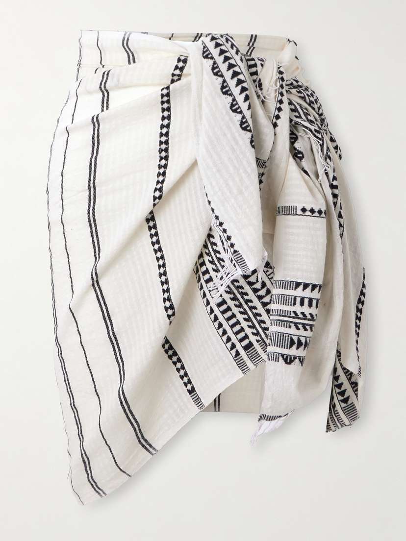Lemlem Lema Striped Cotton-blend Pareo