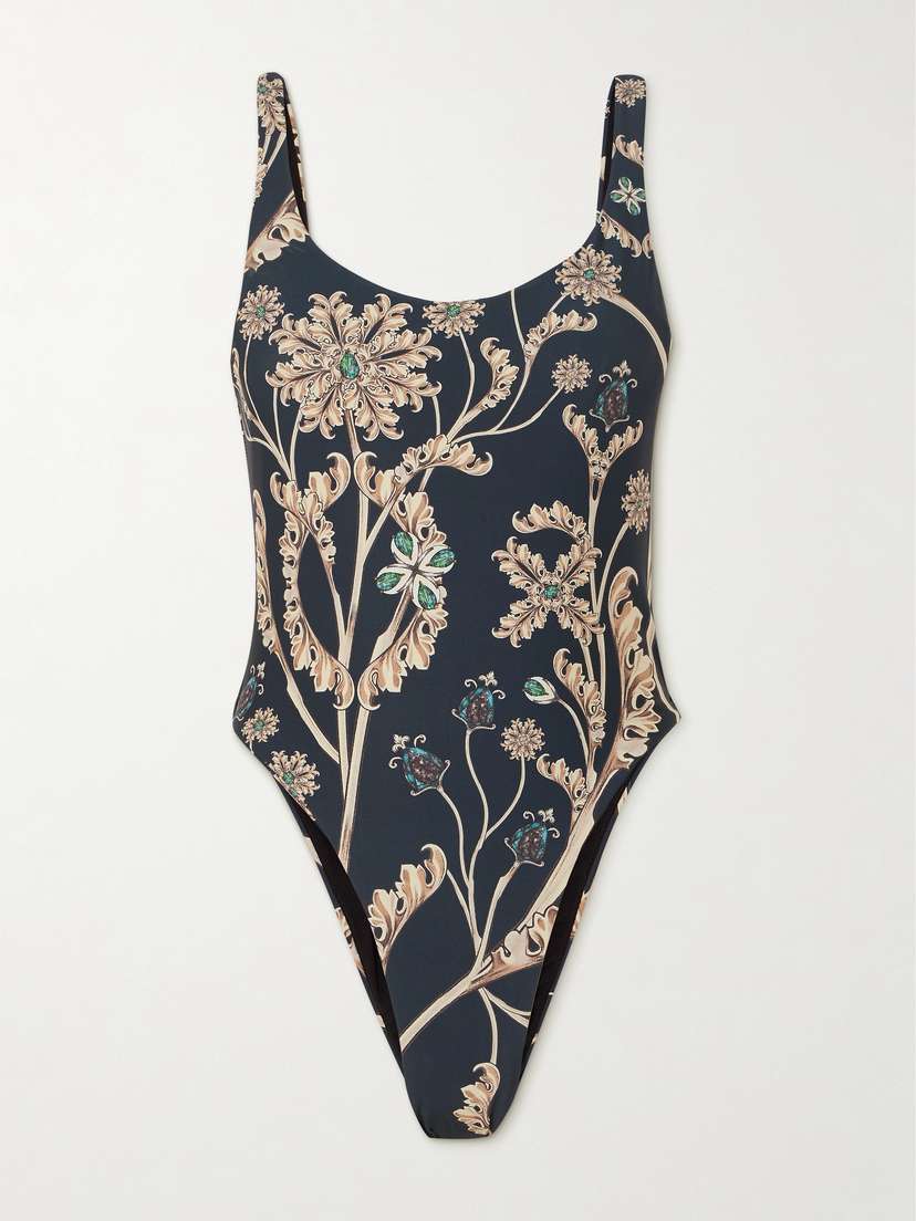 Agua by Agua Bendita Gema Printed Recycled Swimsuit