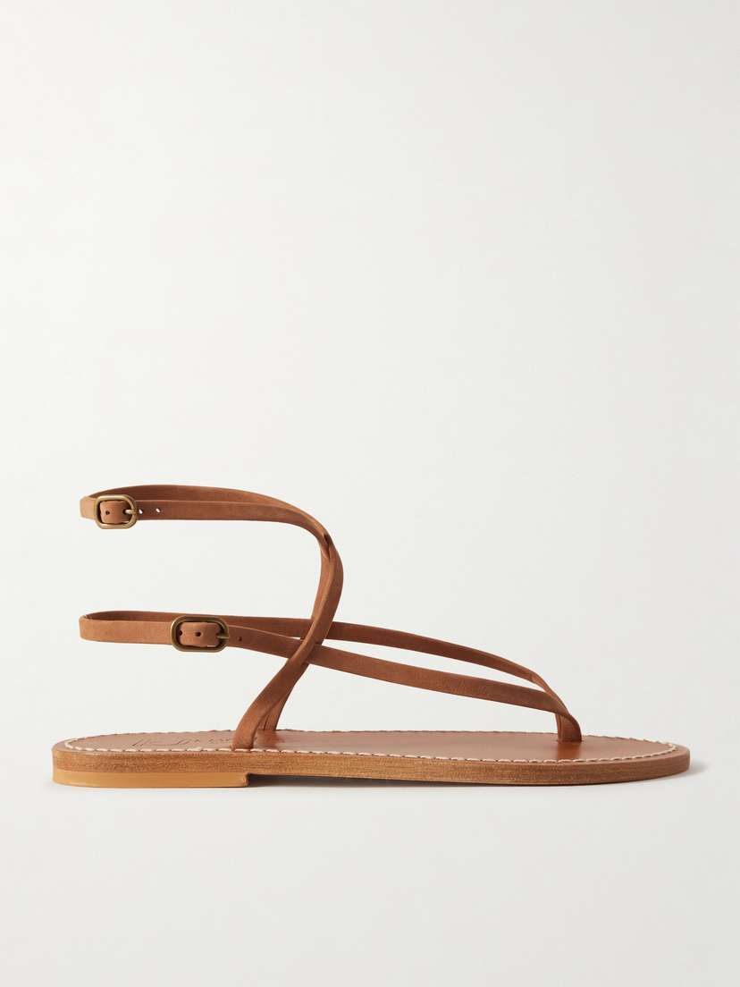 K Jacques St Tropez Abako Leather Sandals