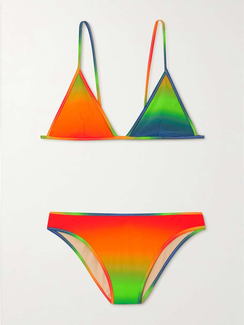 Lido Sessantatre Dégradé Triangle Bikini - x large