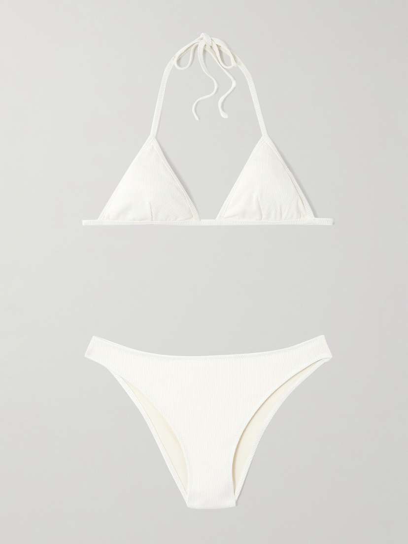 Lido Cinquantotto Ribbed Triangle Bikini - x large