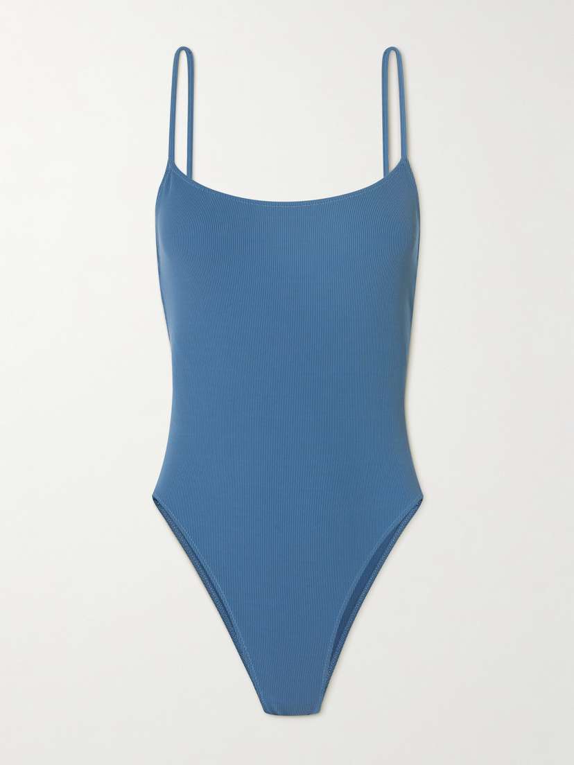 Lido Sessantuno Lace-up Ribbed Swimsuit