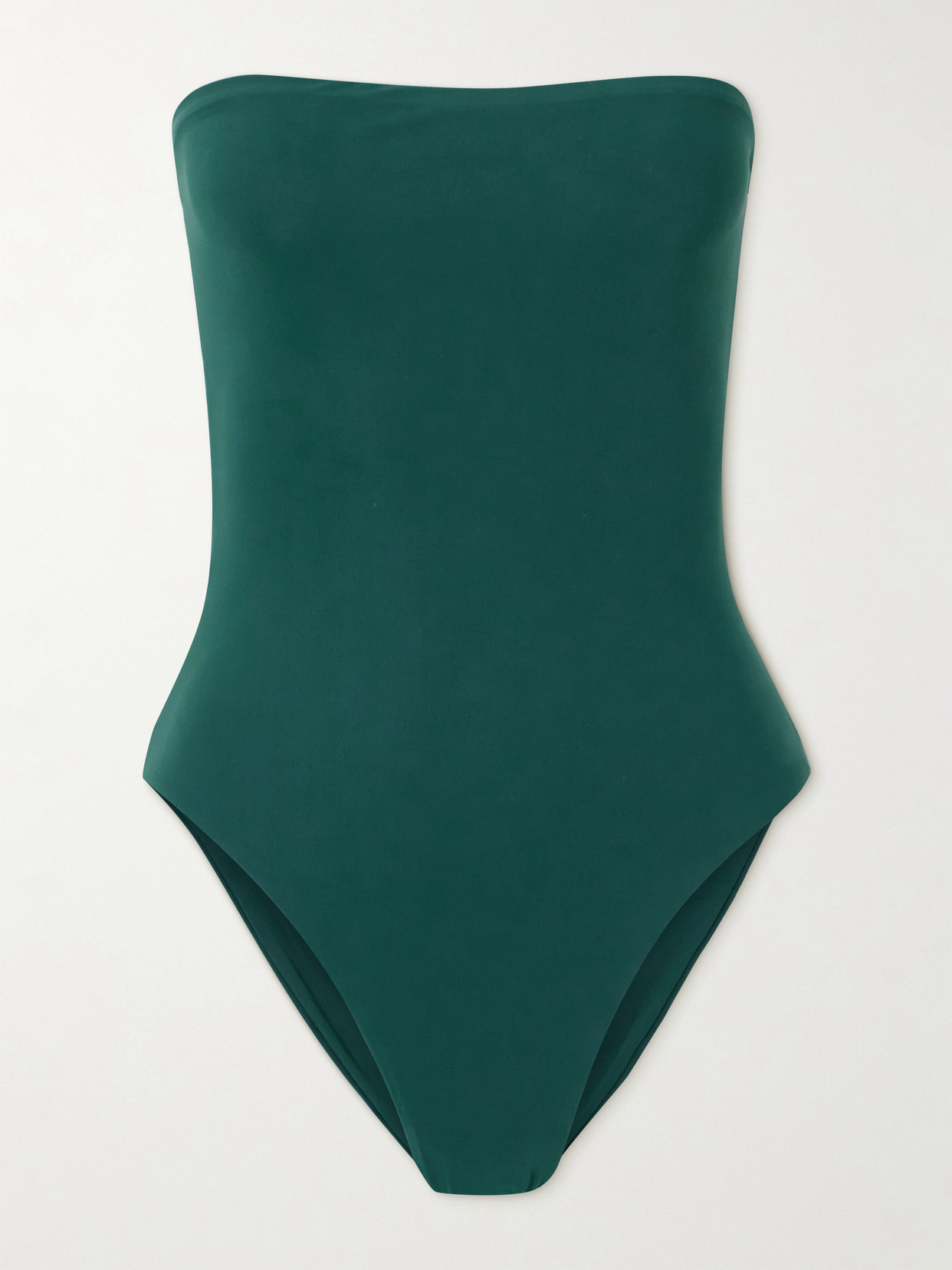 Lido Sedici Bandeau Swimsuit In Green