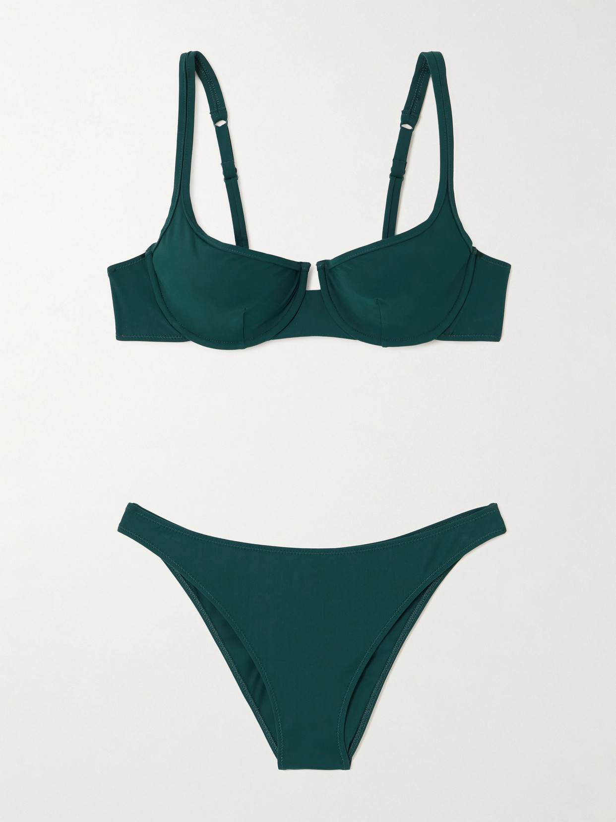 Lido - Cinquantasei Underwired Bikini - Green