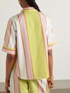 Zouk Shirt - Berlingot Stripes - Heaven Blue / Corn
