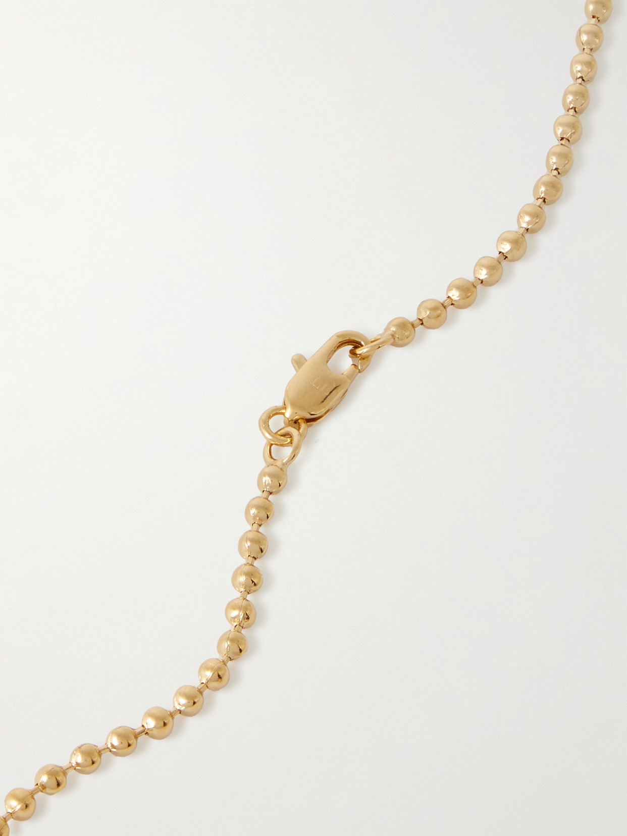Laura Lombardi Amorina Mini Gold-plated Necklace In Gold