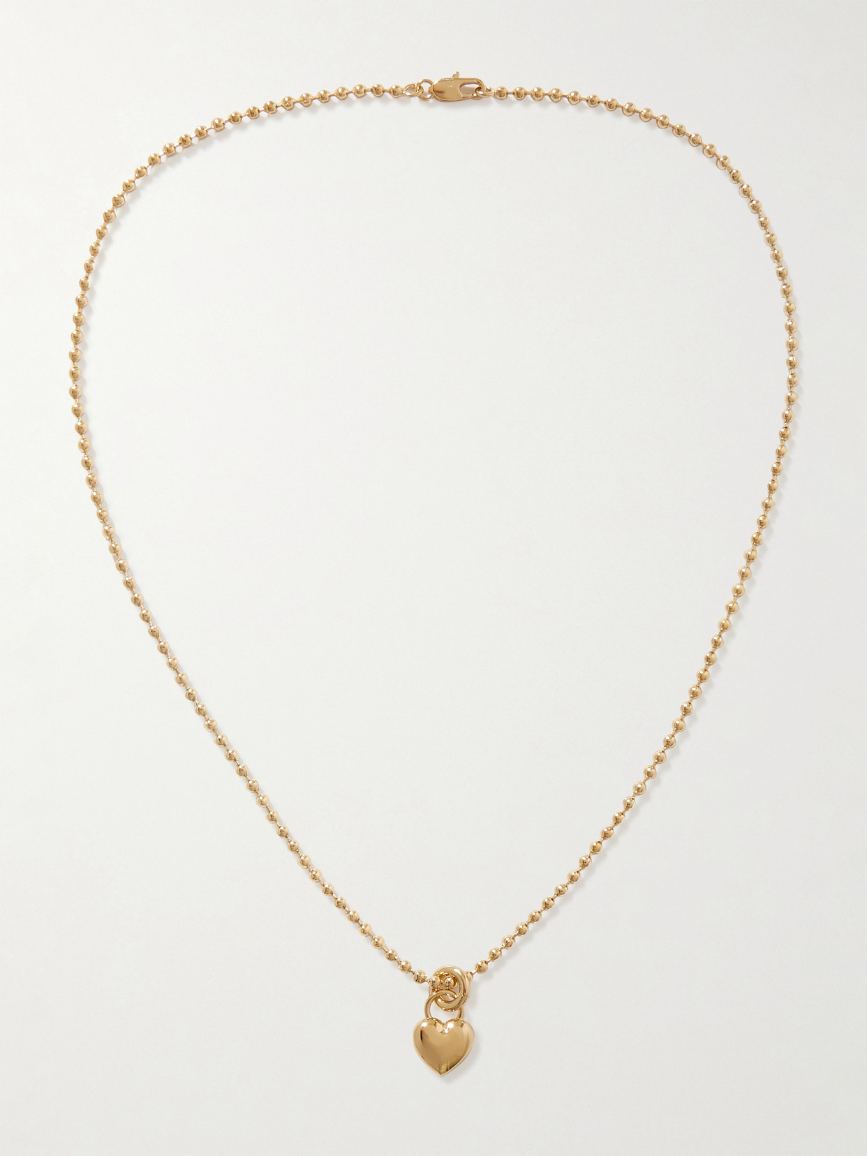 Laura Lombardi Amorina Mini Gold-plated Necklace In Gold