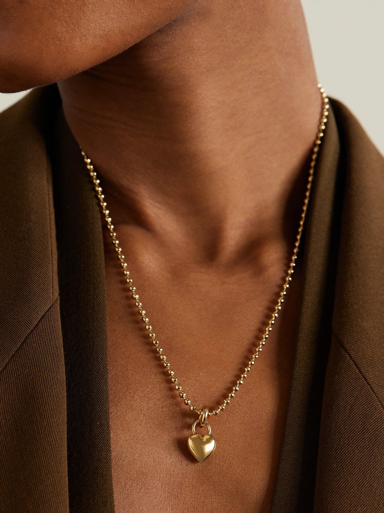 Shop Laura Lombardi Amorina Mini Gold-plated Necklace